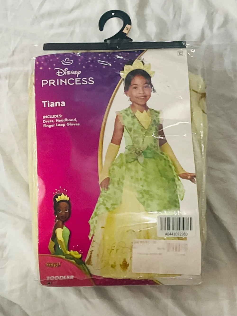 New In Bag Tiana Costume Size 2T (from Spirit Halloween)